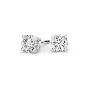 0.78 CTW Classic Diamond Stud Earrings