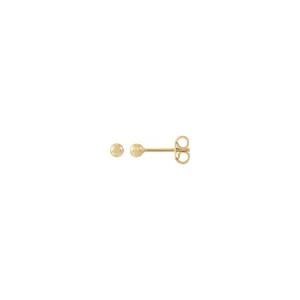 14ky Gold Ball Studs | 3mm