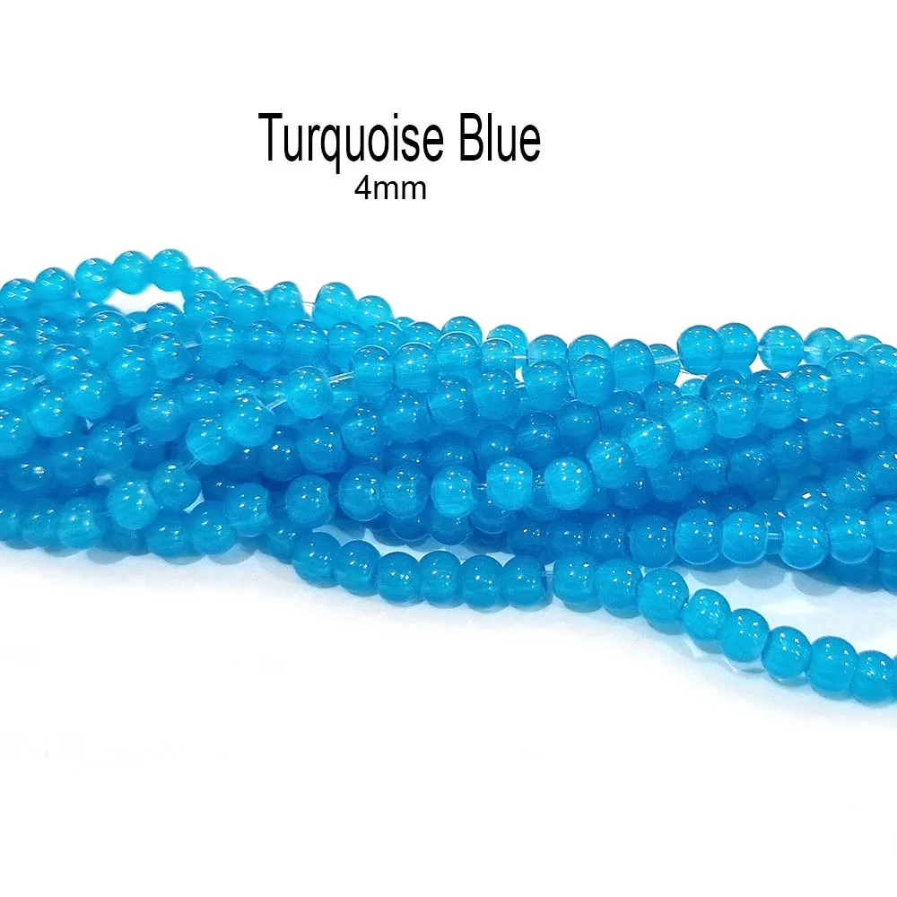 2 STRANDS/ LINES, 4MM ROUND IMITATION JADE GLASS BEADS STRANDS, HOLE: 1.1~1.3MM, ABOUT 400PCS/STRAND, 31.4INCHES NO RETURN OR EXCHANGE DUE TO SPRAY PAINTED BAKED BEADS