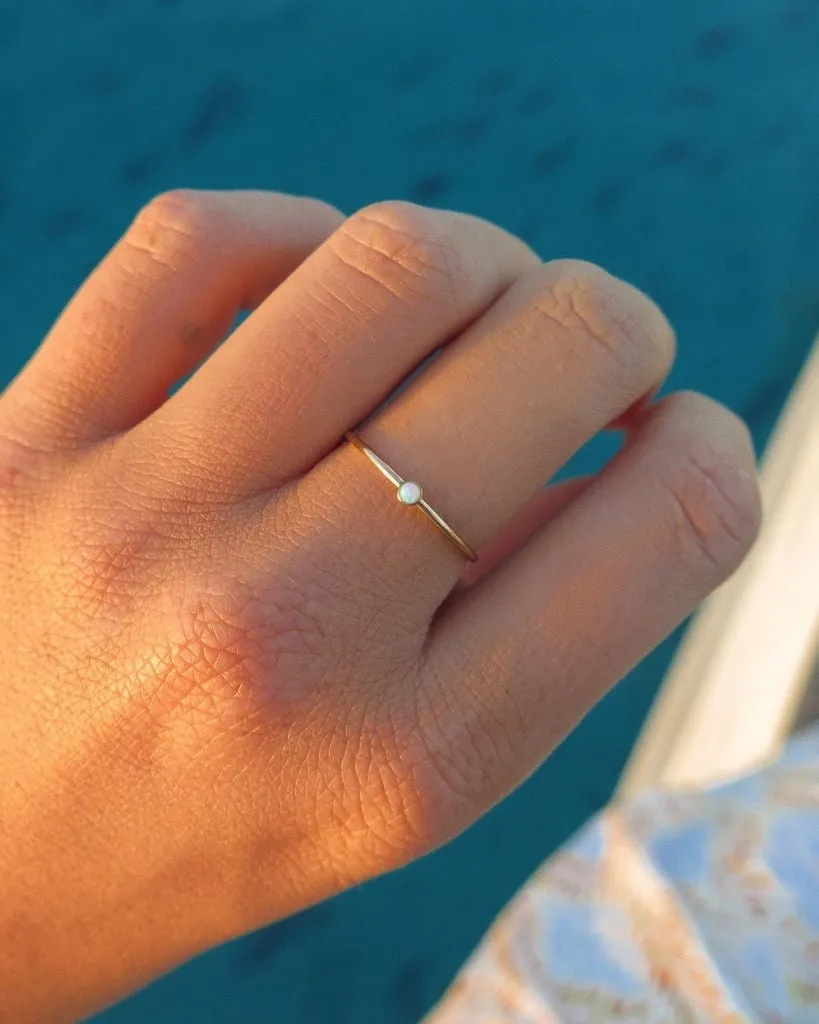 Bello Opal Ring - 14k Yellow Gold Fill