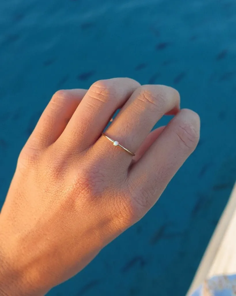 Bello Opal Ring - 14k Yellow Gold Fill