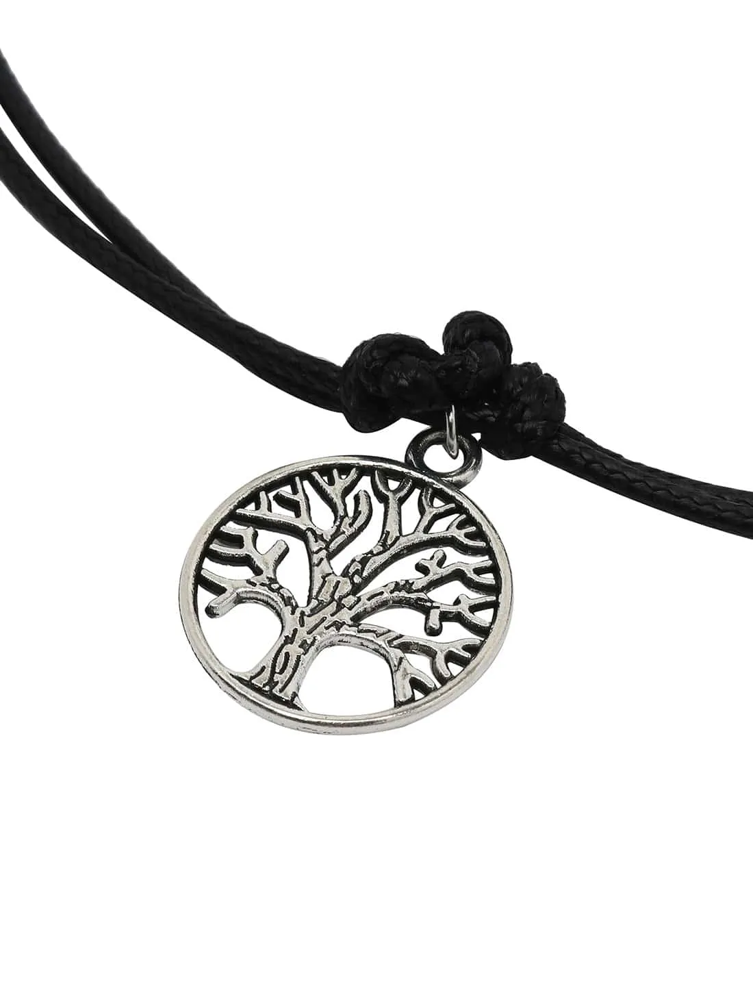 Black Tree-shaped Pendant Necklace Jewelry for Women Gift for Her Necklace