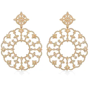 Carla Amorim - Me Leva - Drop Earrings with Diamonds, 18k Yellow Gold