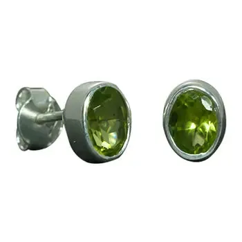 Celeste Oval Studs