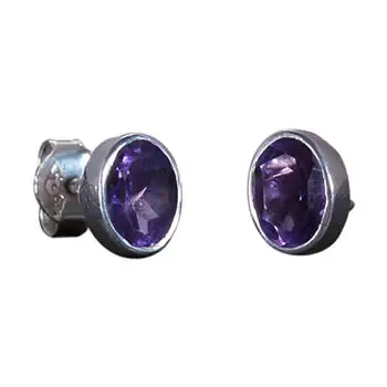 Celeste Oval Studs