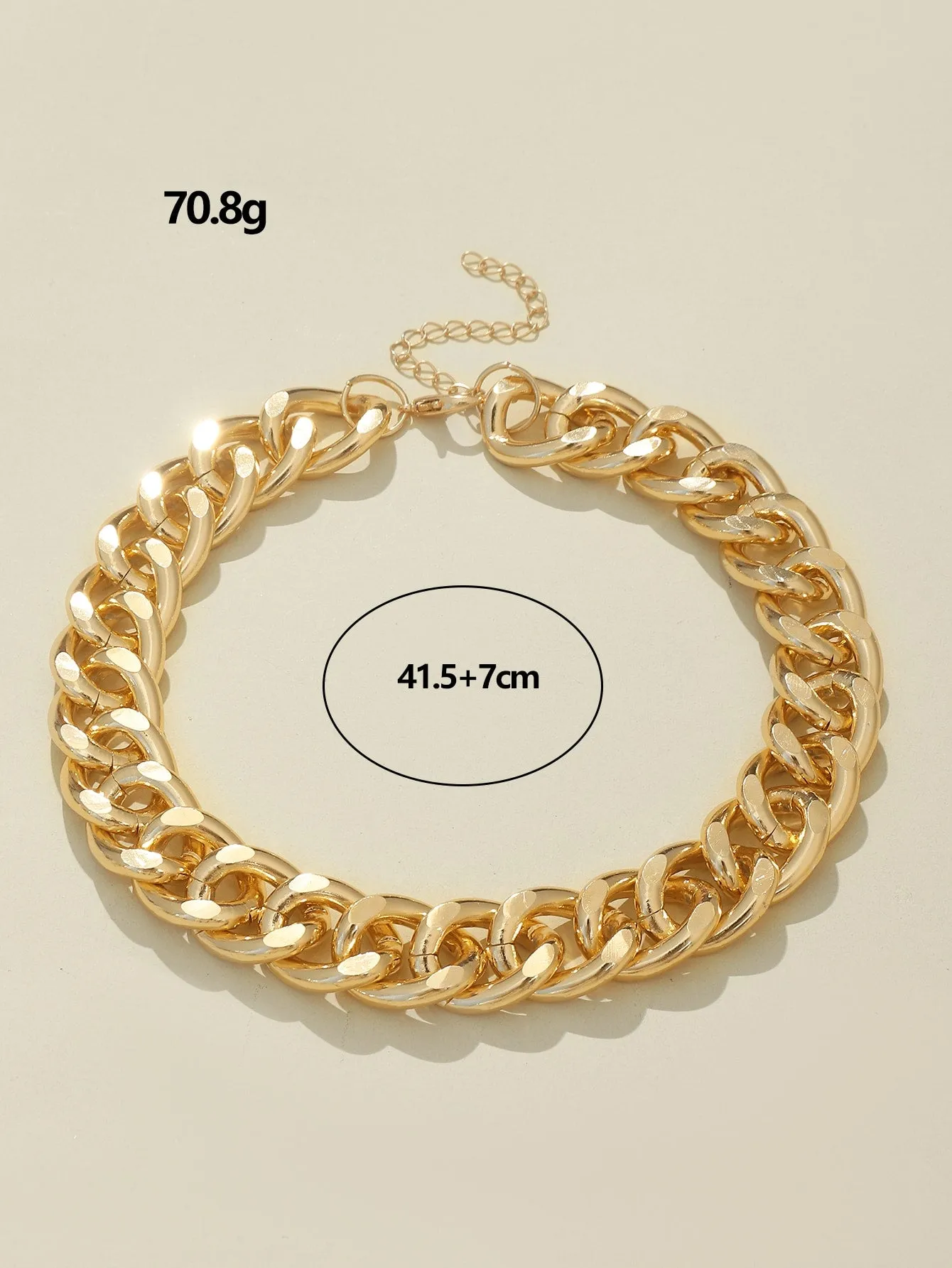 Chunky Golden Color Chain Necklace for Women Jewelry for Women Necklace