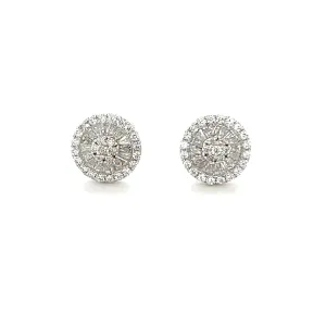 Classic Diamond CZ Pizza Studs