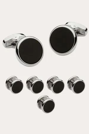 Classic Formal Shirt Stud and Cufflink Set