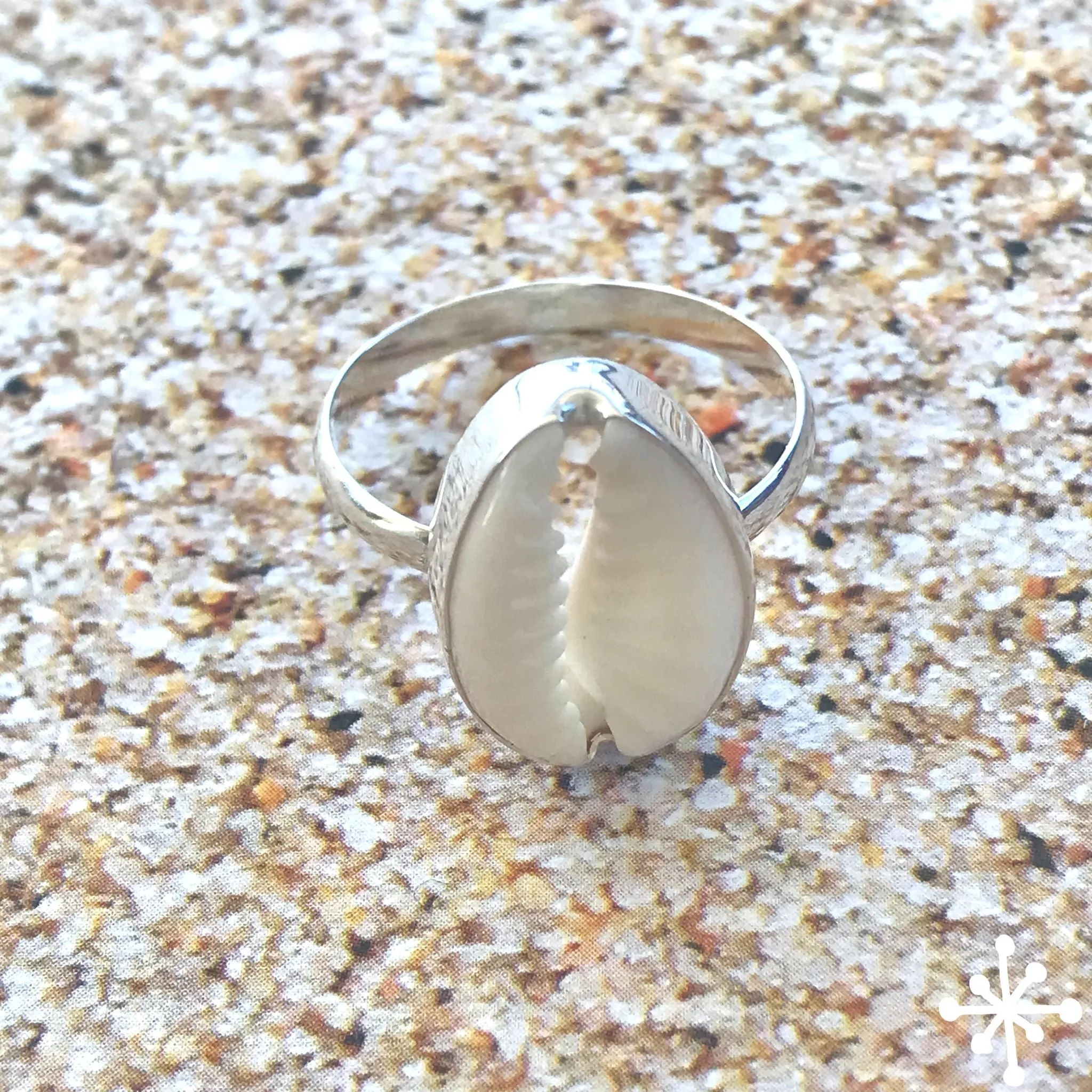 Cowrie Shell Simple Ring