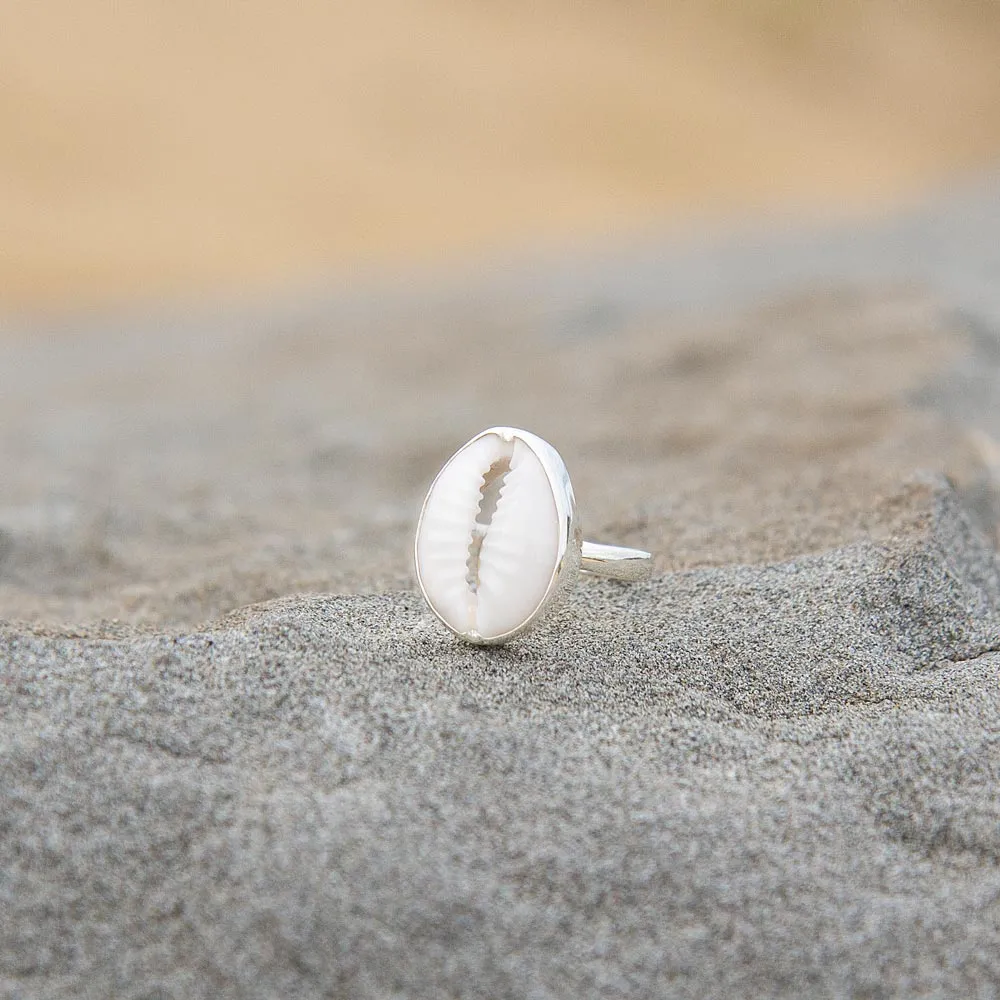 Cowrie Shell Simple Ring