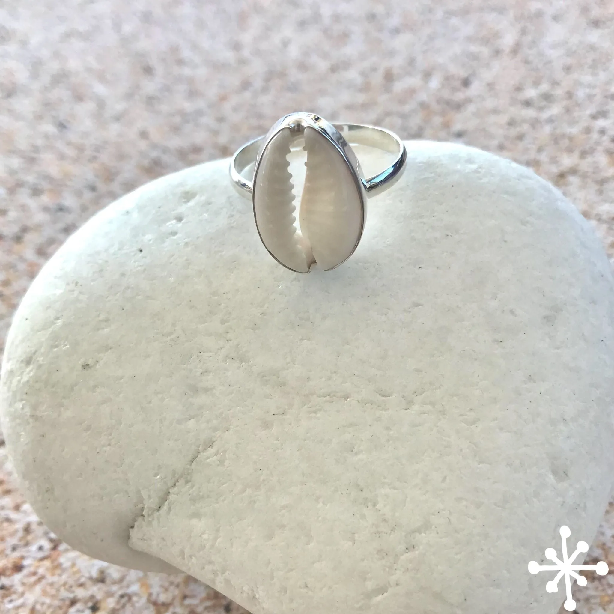 Cowrie Shell Simple Ring