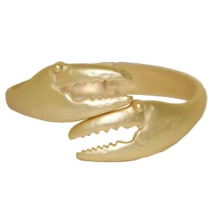 Crab Claw (Antique Gold) / Bangle Bracelet