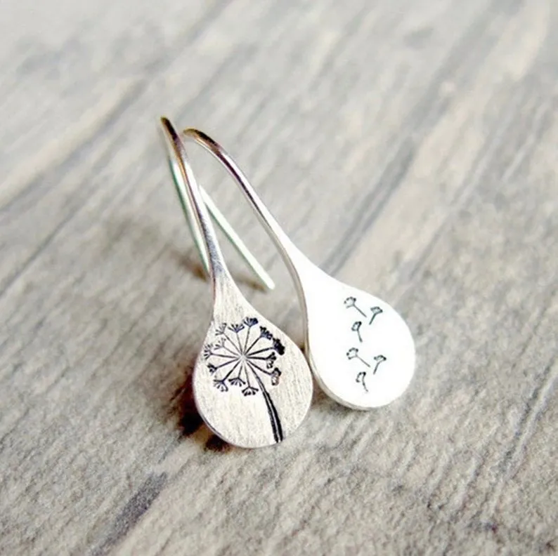 Dandelion Dangle Earrings