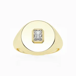 Defining Radiant Stamp Ring