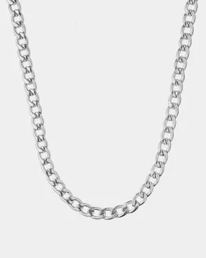 Flat Cuban Chain Necklace 6mm