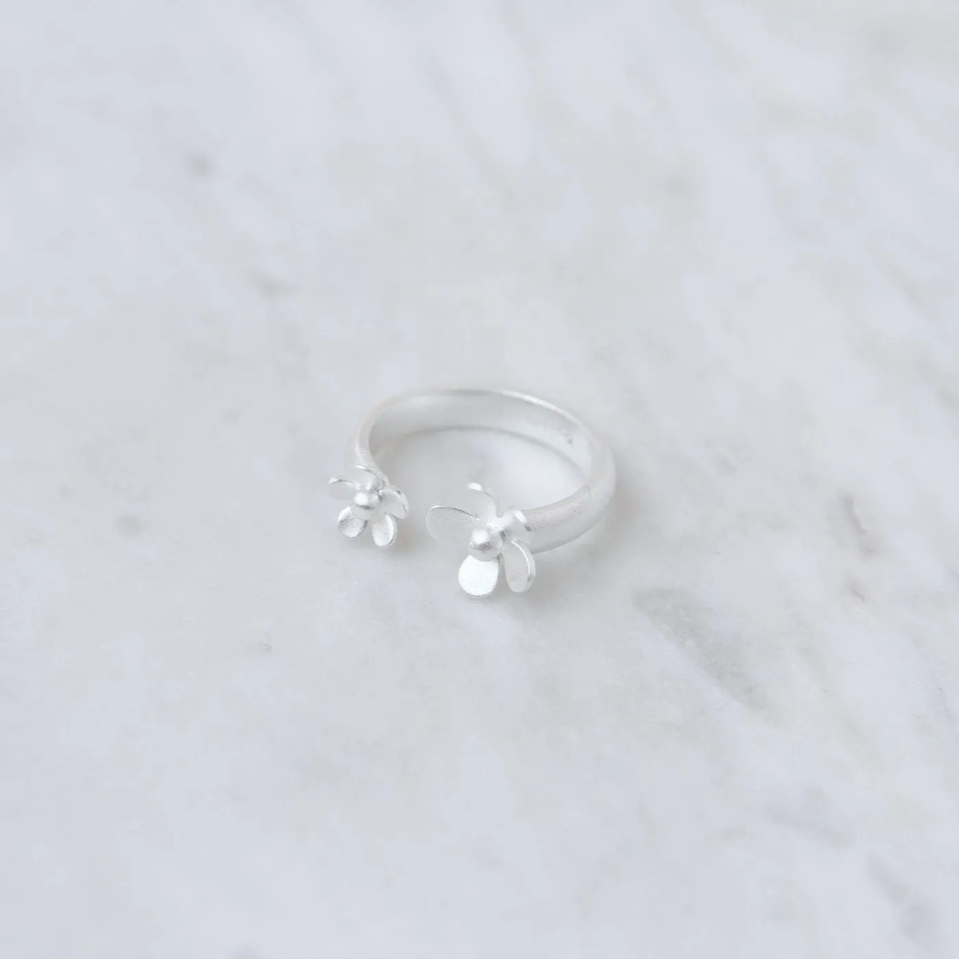 Forget Me Not Sterling Silver Ring