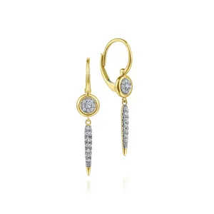 Gabriel & Co. Diamond Dangle "Drop" Earrings