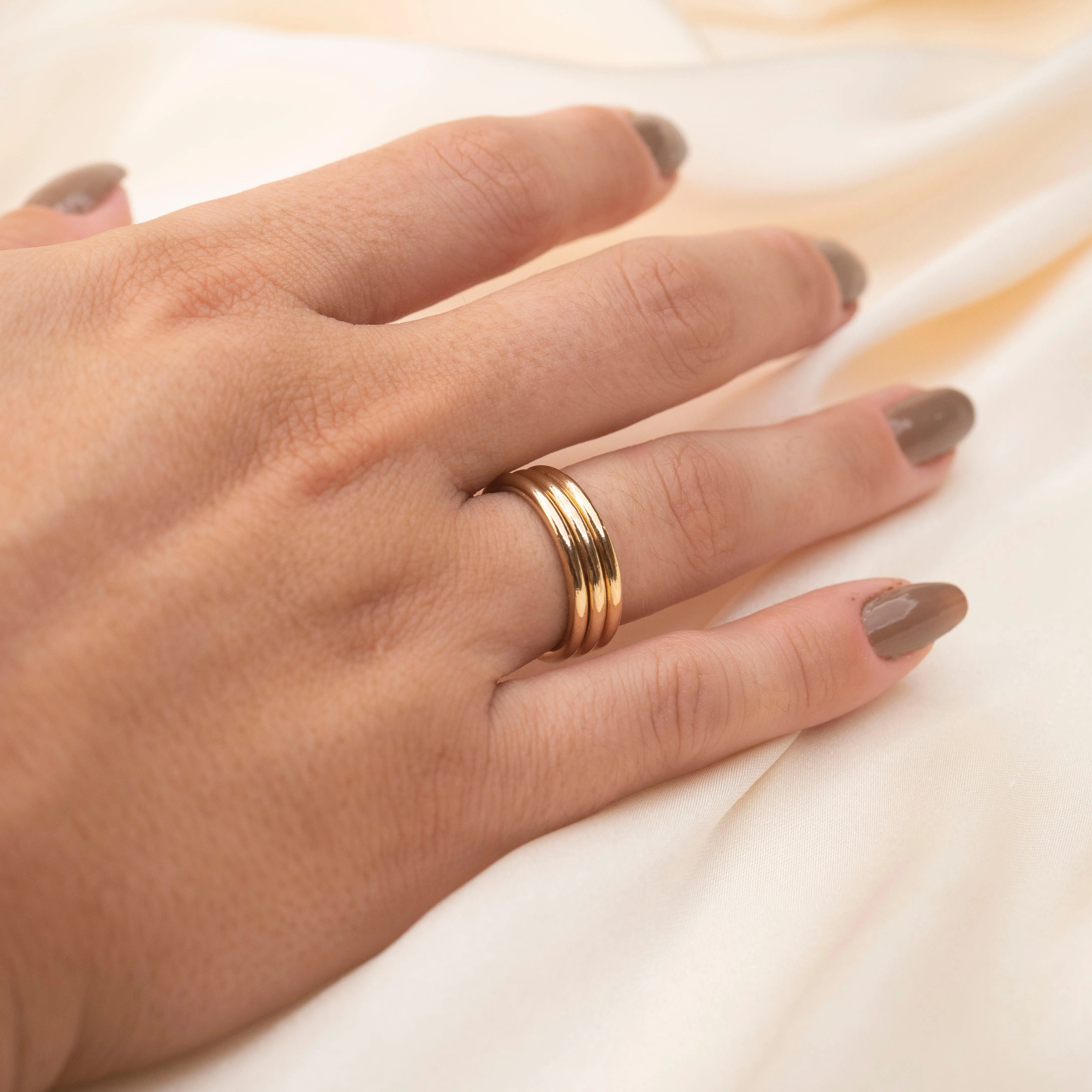 Gold Filled Bold Stackable Ring | 2mm