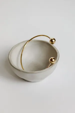 Hallie Gold Cuff Bracelet