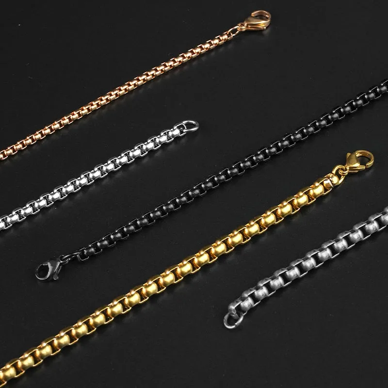 Hypoallergenic Stainless Steel Chain Necklaces for Cross