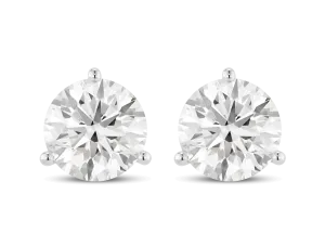 Lab-Grown Diamond 5ct. tw. Round Brilliant Solitaire Studs | White