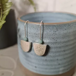 Leafy Branch Drop Earrings