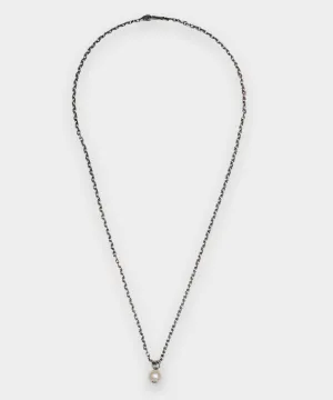 Maor Unita Necklace In Silver / Pearl in Silver