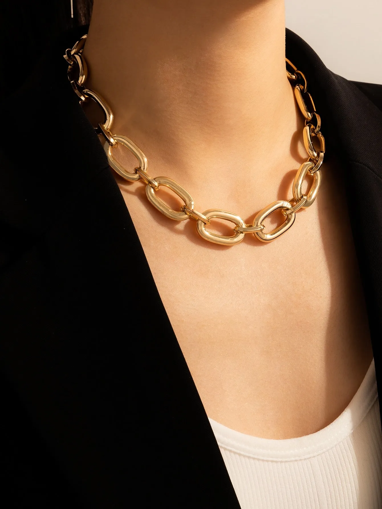 Minimalistic Chunky Chain Necklace for Women Jewelry for Women Gift for Her