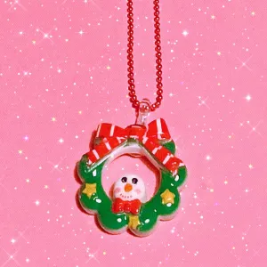 Necklace | Holiday Wreath | Pop Cutie