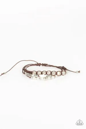 Paparazzi Bracelet ~ Trendy Tourist - White