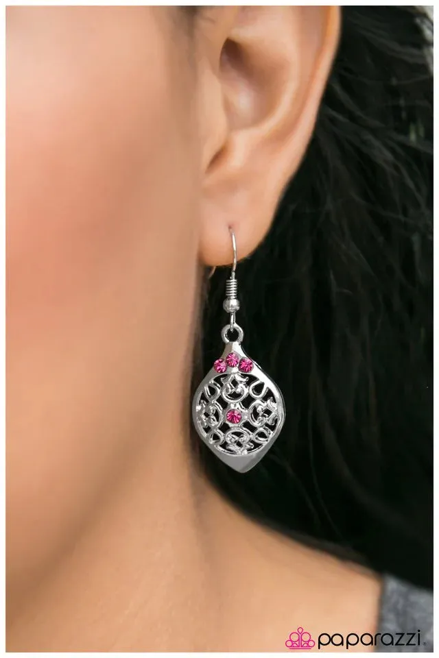 Paparazzi Earring ~ Preaching To The Choir - Pink