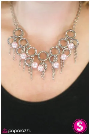 Paparazzi Necklace ~ Lightly Tasseled-Pink