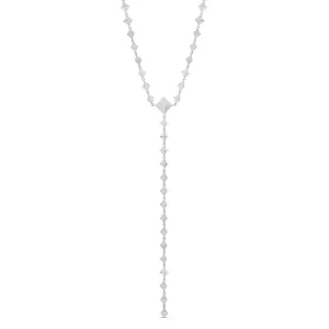 R.08® Matrix Lariat Necklace | White Gold