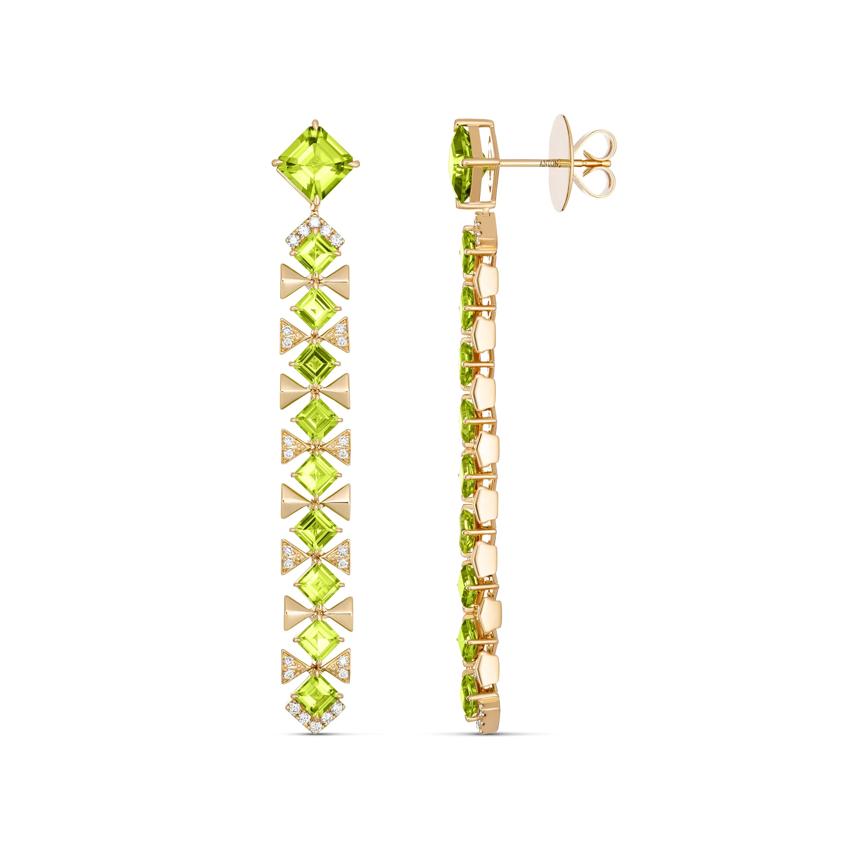 R.08® Vivant Coloured Gemstone Earrings | 18K Yellow Gold