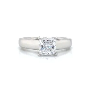 Ritani Solitaire Engagement Ring in 14K White Gold