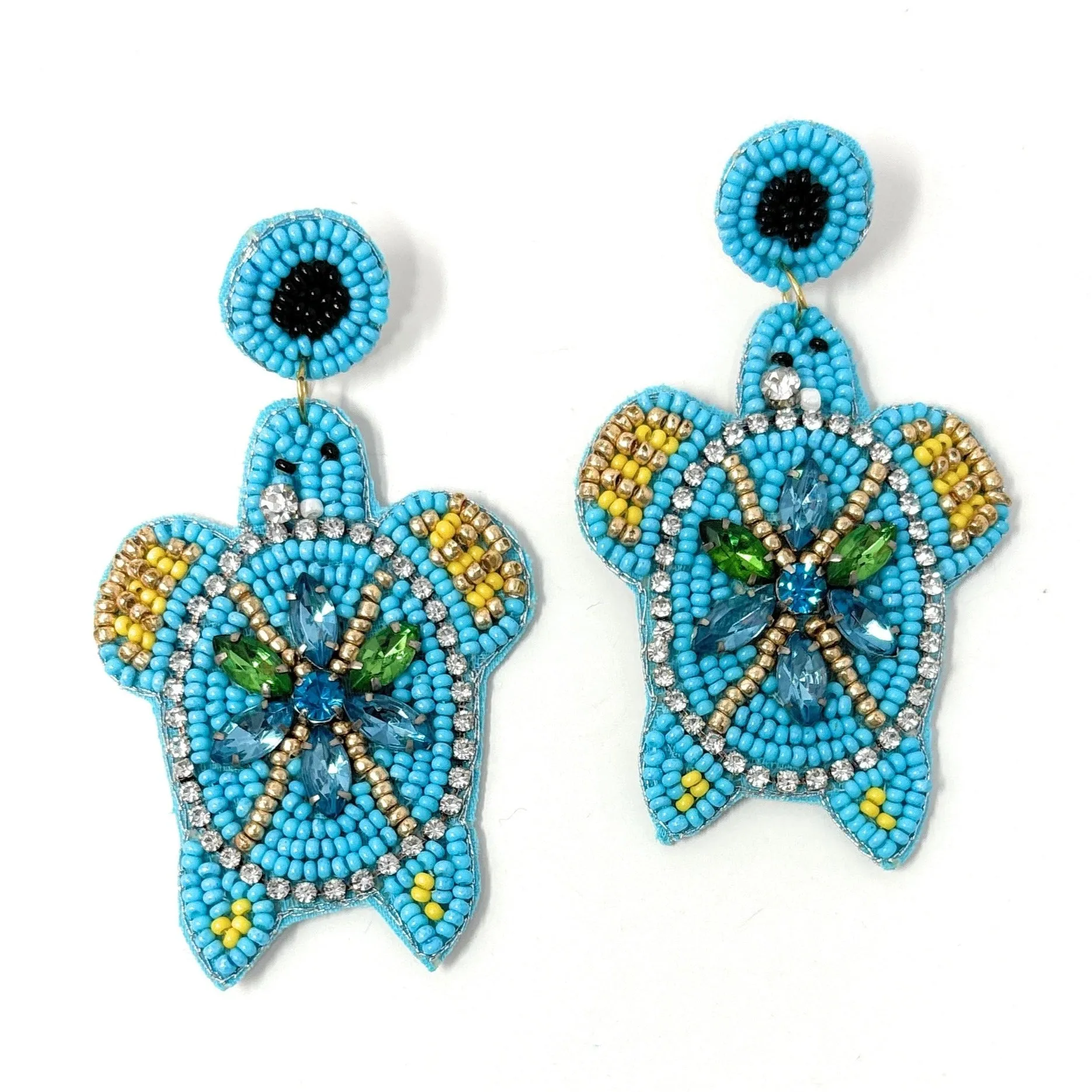 Sea Turtle Beaded Earrings