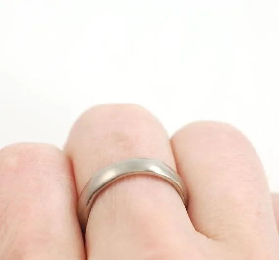 Simplicity Ring in Palladium White Gold - Made to Order