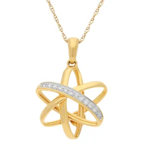 Starring You Revolve Diamond Pendant