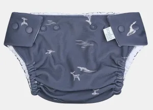 Toshi - Swim Baby Nappy Classic - Whales - Current