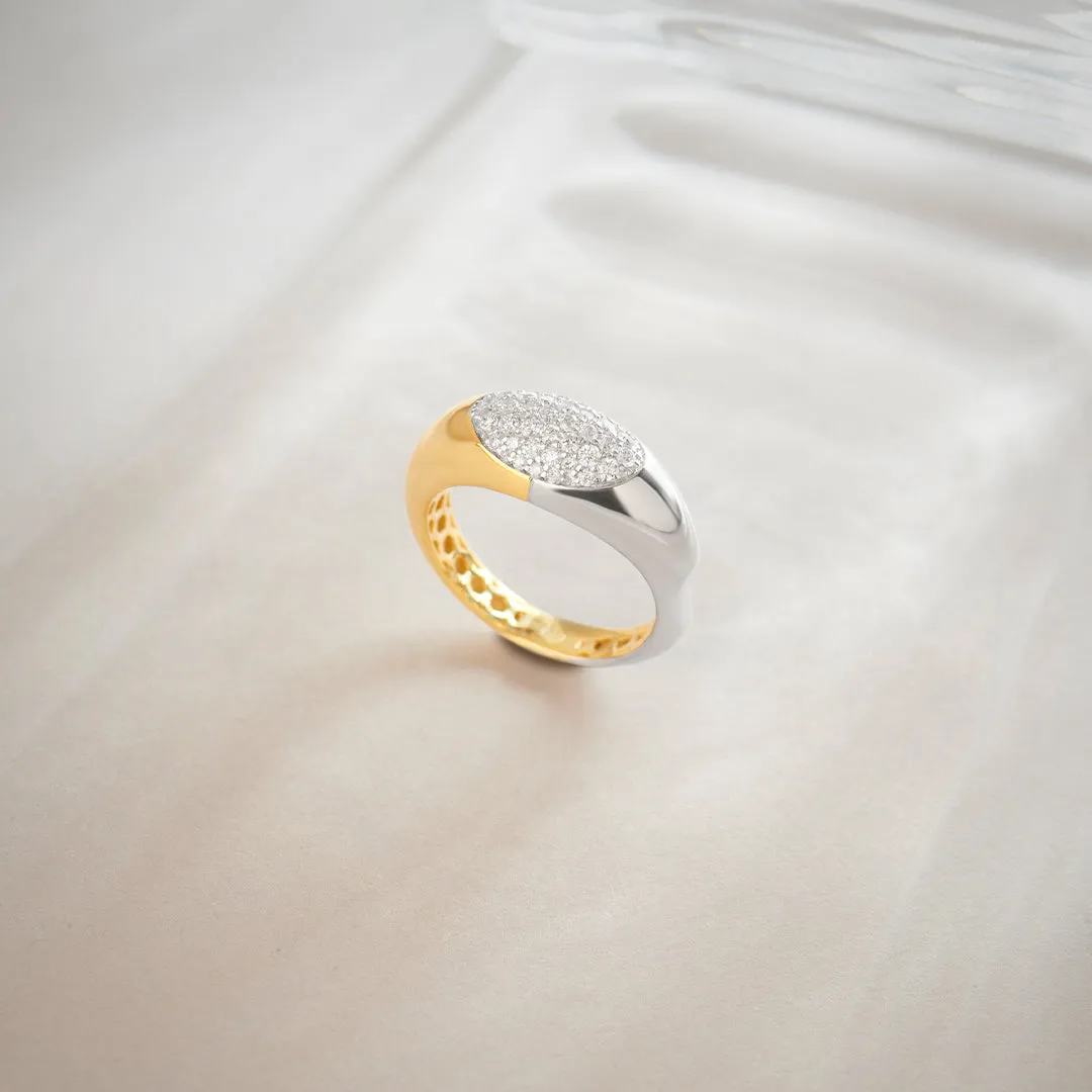 Two-Tone Bold Ring